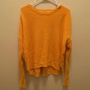 Yellow Hollister Sweater